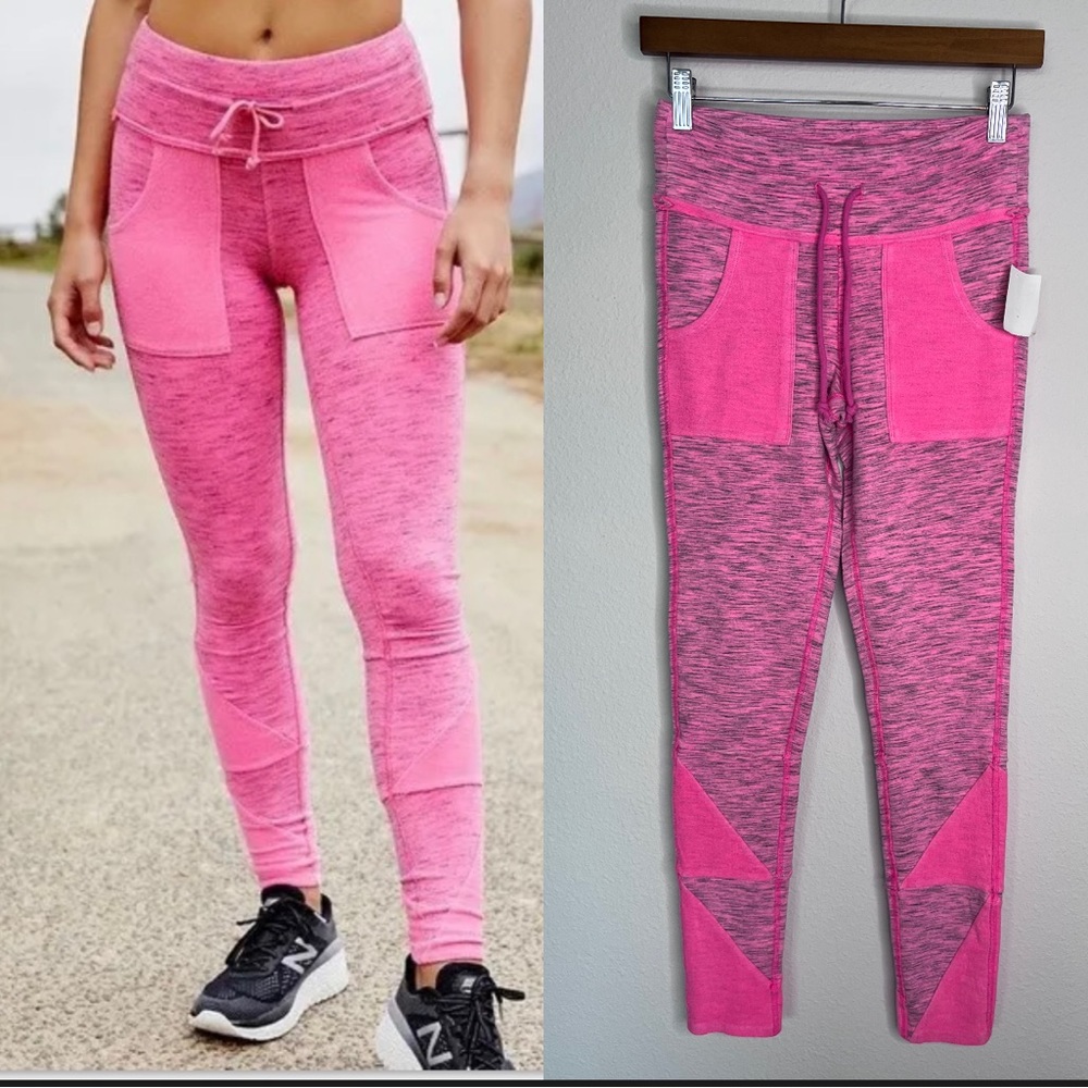 NEW Free People Movement Kyoto Leggings in Barbie Pink (Size S)